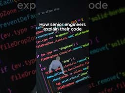 POV: Senior Dev Explains Their Code #coding #tech #programmingmemes