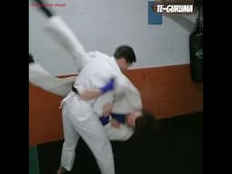 Comment faire Te-guruma contre garde croisé UV2 technique Judo Jujitsu