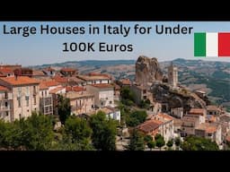 Large Houses in Italy for Less Than 100K Euros.