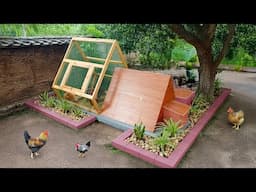 Transform garden corner into chicken coop | Easy to setup