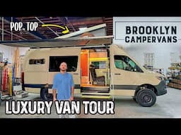 This MODERN Luxury Sprinter Camper Van is the Perfect CITY Dweller - Sleeps 4