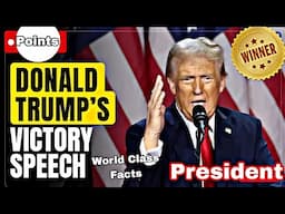 3 Positive Points In Donald Trump Victory Speech | Bright Future And Futre Law Of USA