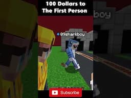 Minecraft, but you get $100 If You Finish This Challenge...