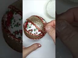 Making a Christmas Ornament #diychristmascrafts #diy #handmadeornaments