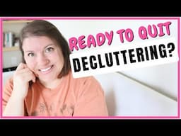 I LEARNED the SECRET Solution to Decades Long Decluttering Struggles