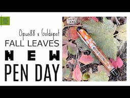 The PERFECT PEN for Fall: Opus88 Mini FALL LEAVES @GoldspotPens exclusive