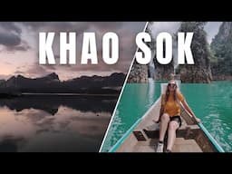 Overnight on a lake in the jungle | Khao Sok National Park