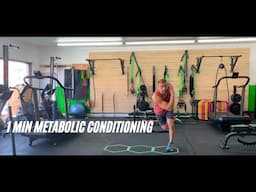 1 MIN METABOLIC CONDITIONING & FAT BURNING WORKOUT!!