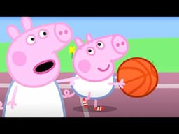 Peppa Pig Plays Basketball! 🐷 | Cartoons for Kids | Mini Movie | Peppa Pig Videos