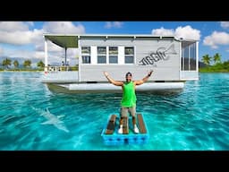 14 DAYS in the OCEAN HouseBoat SURVIVAL!! (Hurricane update)