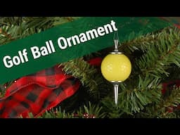 Make a Golf Ball Ornament