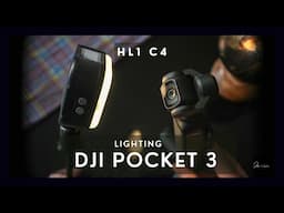 Portable Lighting With The DJI Osmo Pocket 3 // iFootage Anglerfish HL1 C4