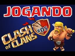 Jogando Clash of Clans - #5 - Guerra CV9 e muito mais!!