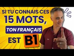 Si Tu Connais ces 15 Mots, ton Français est d'un Niveau B1 🌟