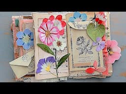 Paper Flowers That Flip Out In Your Junk Journal | Create A Garden Of You | Junk Journal January