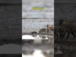 Epic Battle Honey Badger vs 3 Hyenas