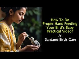 What's the BEST Way to Hand Feed Your Bird's Baby? By@santanubirdscare