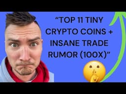 TOP 11 TINY 100X CRYPTO COINS (+ INSANE EASY TRADE RUMOR)