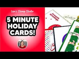 5 Minute Holiday Cards Made Easy!