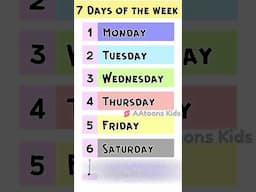 7 Days of the Week