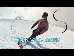 Open Vs Closed Turns for Speed Control