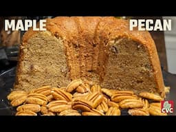 Old Fashioned Maple Pecan Pound Cake, A Southern Delight