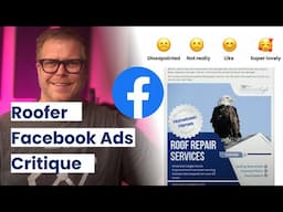 Random Roofer Facebook Ad Critique - Is it Trash? Roofer Marketing & Ads by Feedbackwrench