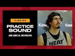 Practice Interview: Jaime Jaquez Jr., Erik Spoelstra | November 22, 2024