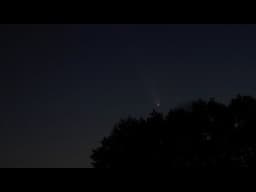 Video of Comet Tsuchinshan-ATLAS Passing By Earth From My Backyard