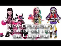 MONSTER HIGH NEWS! Draculaura Scooter play set, Day Out Lagoona, Prototype Jinafire + more!