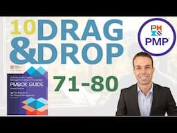 10 Amazing Drag and Drop Questions for your PMP Exam (71 to 80)