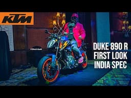 KTM Duke 890 R First Look Walkaround Review India Spec Model