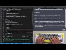 ASMR Programming - Coding a ChatGPT App with ChatGPT - No Talking