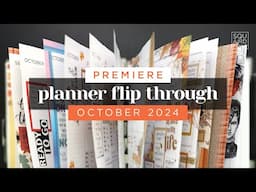 PREMIERE! OCTOBER PLANNER FLIP THROUGH 2024 :: Completed Pages in a Frankenplanner Setup