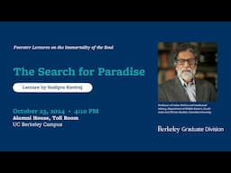 The Search for Paradise Foerster Lecture on the Immortality of the Soul