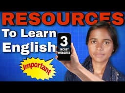 The Best 3 Secret resources to Learn/Improve and Practice your English speaking 🗣️