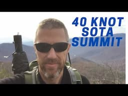 40 Knot SOTA summit in Shenandoah National Park