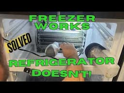 RV Freezer works but the Refrigerator Doesn't. Diagnose Everchill SRM-418CBG-E 12 Volt refrigerator