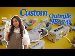 Creating Sneakers From an Oat milk Carton | New Balance 574s