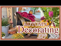 FALL OUTDOOR PATIO DECOR // FALL COOK & BAKE WITH ME