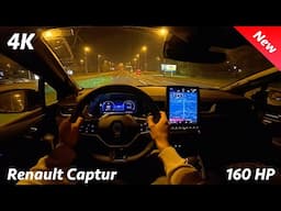 Renault Captur 2025 Night POV driving review (Consumption, 0-100)