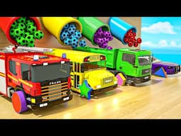 Baby Shark - Surprice Ball JCB machines change wheels - Baby Nursery Rhymes & Kids Songs