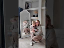 Matching outfits: yes or no? Mum and son beige tonal outfits #mumandson #getreadywithus #fyp