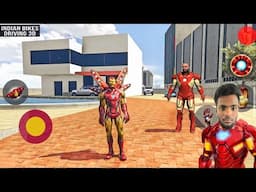 PLAYING AS IRON-MAN IN INDIAN 🇮🇳 BIKE DRIVING 3D