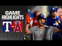 Rangers vs. Angels Game Highlights (9/28/24) | MLB Highlights