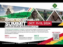 2024 Black Sustainability Summit - What to Expect!