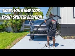 FRONT SPLITTER INSTALL ON MY SRT JEEP !!!!