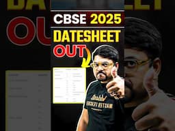 📢CBSE Board Exam 2025 Date Sheet Released🚨 #shorts #cbse #ncert #boardexam2025 #class12 #cbse2025