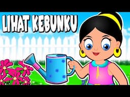 LIHAT KEBUNKU | Lagu Kanak-Kanak Melayu Malaysia | Bahasa Kids Rhymes