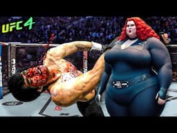 Giant Fat Woman vs. Bruce Lee (EA sports UFC 4) - Rematch